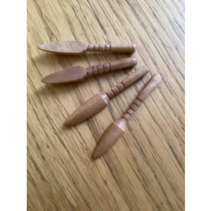 Half Cone Stick - Wooden Hand Turned - 2 1/2”