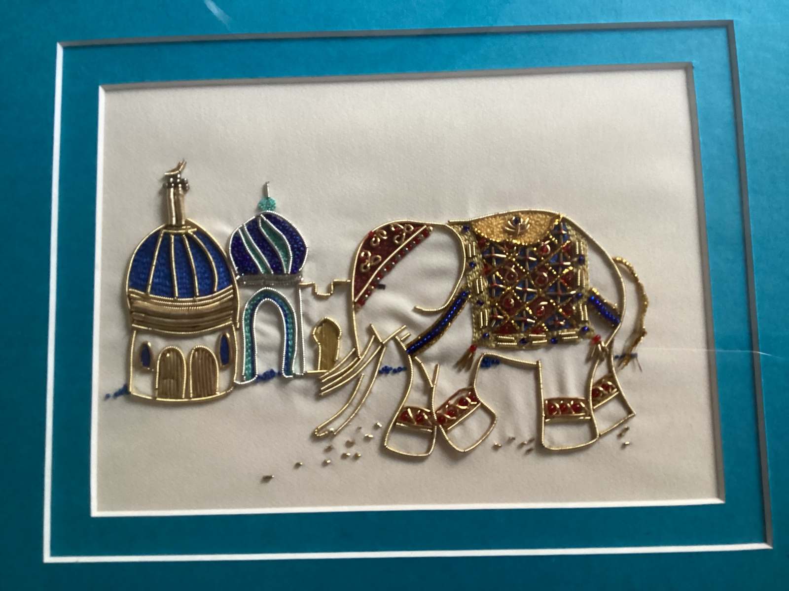 Rajah the Elephant Goldwork Kit Rajmahal Northgate Needlecraft