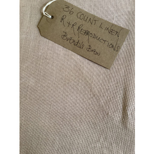 36 Count BRENDA’S BREW Hand Dyed Linen -Fat Eighth - R &R Reproductions