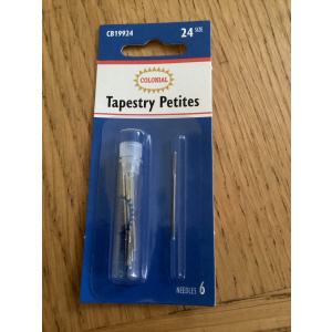 Petite Tapestry Needles Size 24 - 6 Pack - Colonial Needle Co.