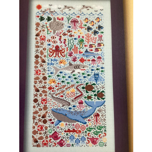 Ocean View Cross Stitch Chart - Una Buena Pieza