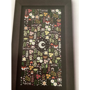 Night Garden Cross Stitch Chart - Una Buena Pieza