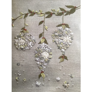 NEW! WINTER BAUBLES Embroidery Kit - Dizzy and Creative